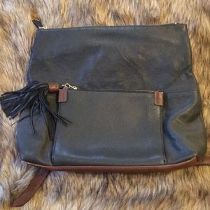 Perlina of New York Leather Backpack